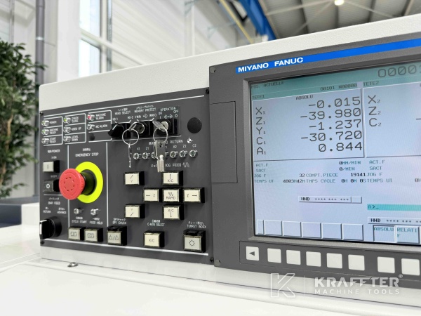 Controllo numerico Fanuc 0i-TB su macchina utensile MIYANO BNJ 42 SY3 90118