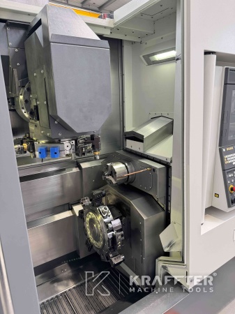 Tornio CNC con 2 torrette e 2 mandrini NAKAMURA NTJ 100 90150