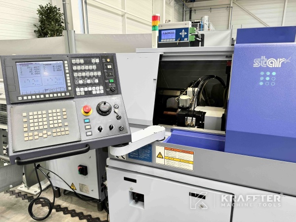 Tornio CNC fantina mobile d'occasione STAR SR32 J Type N 90077 7 assi in vendita