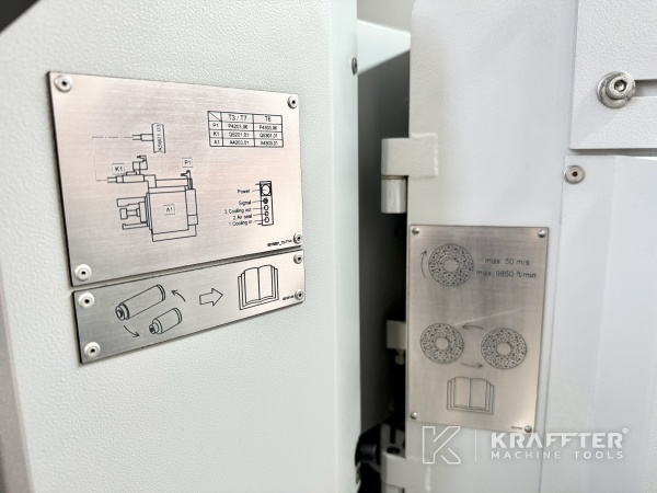 Targa segnaletica Rettificatrice cilindrica CNC KELLENBERGER 100 presso KRAFFTER 90121