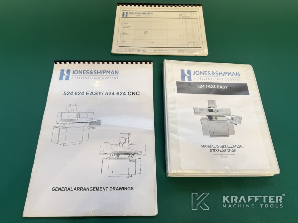 Manuali utente per Rettifica tangenziale CNC JONES & SHIPMAN 524 EASY 90158
