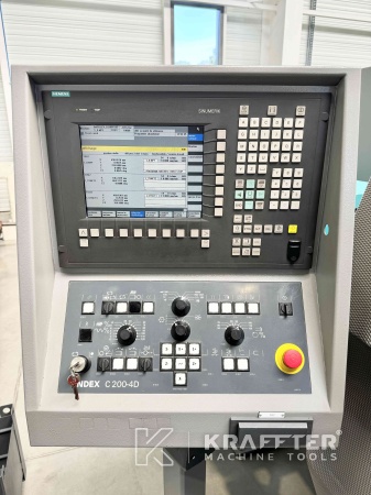 Controllo numerico SIEMENS 840D powerline (Index C200-4D) su macchina utensile INDEX G160 90083