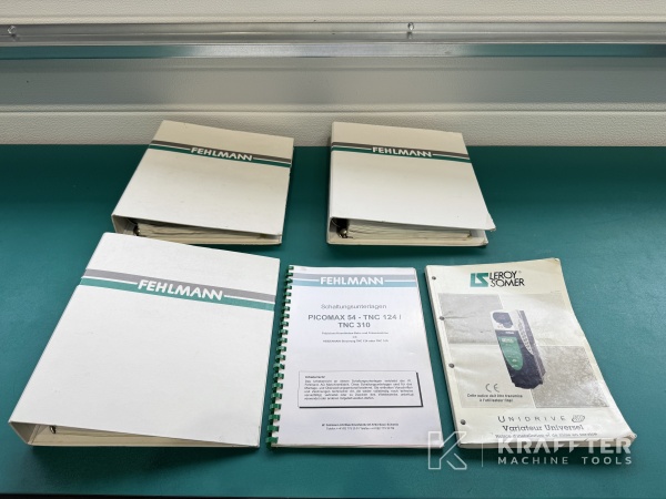 Manuali utente per Fresatrice CNC FEHLMANN Picomax 54 90160
