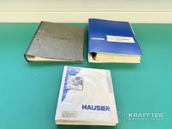 Manuali utente per Rettificatrice a coordinate CNC HAUSER S40-400 90123