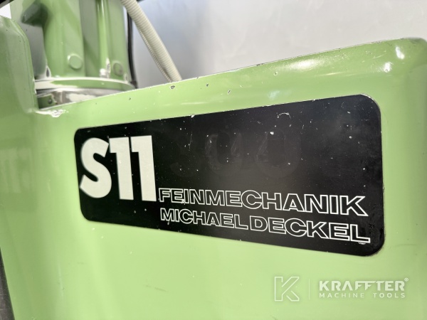Targa segnaletica Affilatrice DECKEL S11 presso KRAFFTER 90155