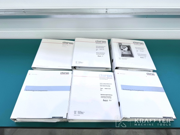 Manuali utente per Centro di lavoro CHIRON FZ 08K S HSP 90066