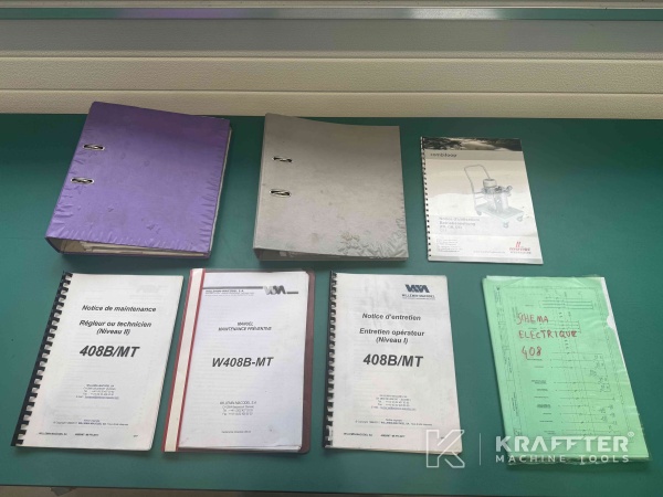 Manuali utente per Centro di lavoro WILLEMIN MACODEL W 408 MT 90131