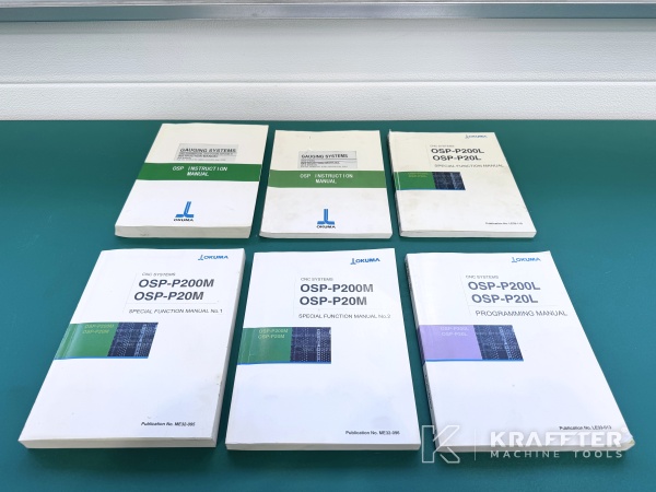 Accessori, attrezzature e manuali utente su OKUMA Multus B400 90175 presso KRAFFTER