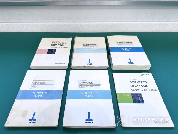 Manuali utente per Centro di tornitura fresatura OKUMA Multus B400 90175