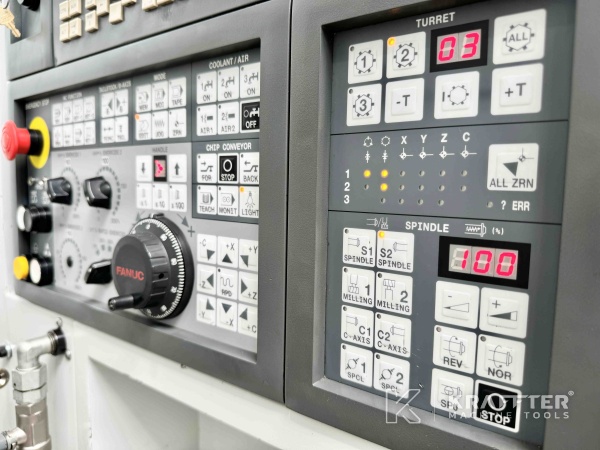 Controllo numerico FANUC 31i - MODEL A su macchina utensile CMZ TX66 Y2 Quattro 90113