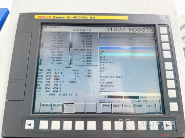 Controllo numerico FANUC series 31i-B5 su macchina utensile WILLEMIN MACODEL 508 MT 90188