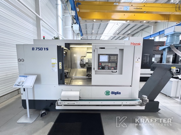 Tornio CNC per metalli d'occasione BIGLIA B750-YS assi 90183