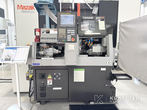 Tornio CNC fantina mobile per metalli d'occasione TSUGAMI B0206E-II 90181