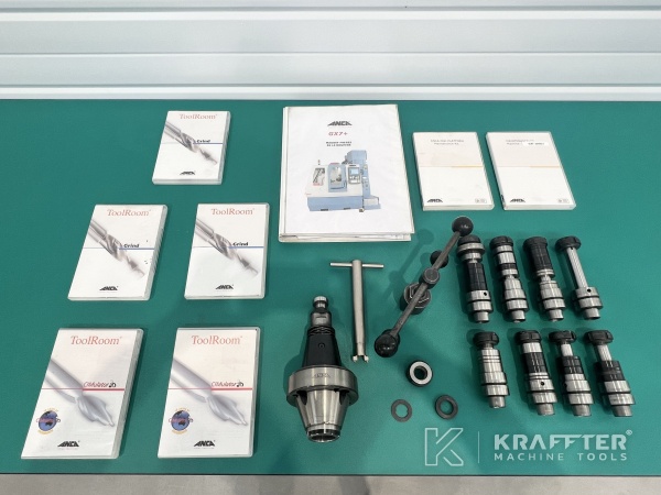Accessori, attrezzature e strumenti su Affilatrice CNC ANCA GX7 90052