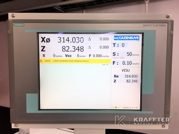 Tornio CNC ad autoapprendimento d'occasione CAZENEUVE Optica 360 20689-918 2 assi in vendita