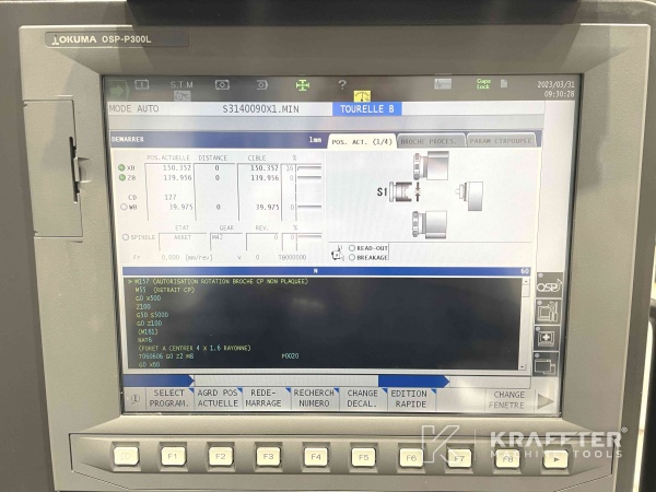 Controllo numerico OSP-P300LA su macchina utensile OKUMA LU-S1600 20690-021