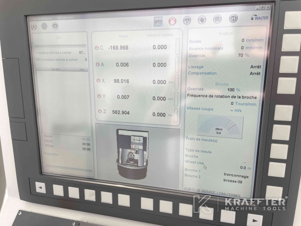 Affilatrice CNC a controllo numerico WALTER Helitronic Power 90076