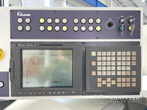 Controllo numerico FANUC 21i-T su macchina utensile STUDER eco650 90080