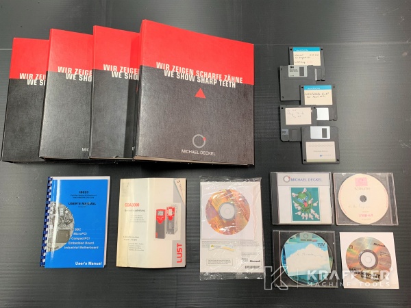 Accessori, attrezzature e manuali utente su DECKEL S20 TURBO 20689-944 presso KRAFFTER