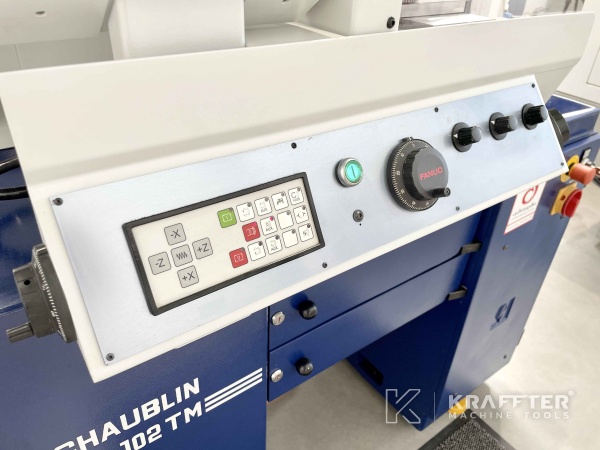 Tornio CNC d'occasione SCHAUBLIN 102 TM-CNC 90075 3 assi in vendita