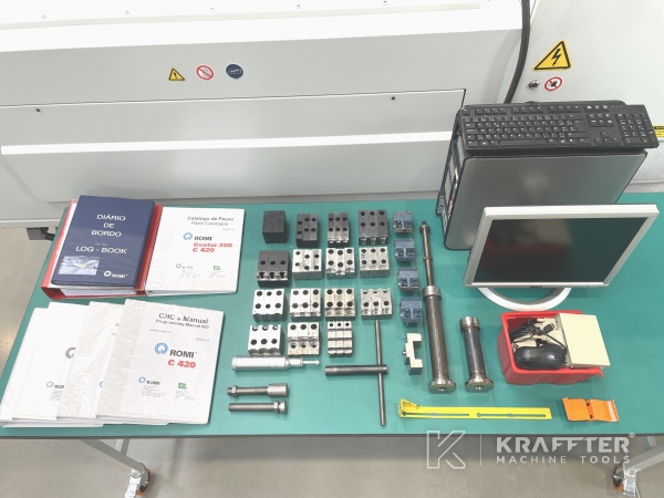 Accessori, attrezzature e manuali utente su ROMI C420 20689-995 presso KRAFFTER