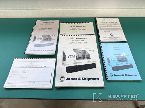 Manuali utente per Rettificatrice cilindrica CNC JONES & SHIPMAN Ultramat-X 90084
