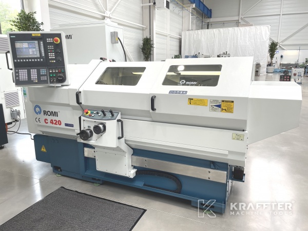 Tornio CNC ad autoapprendimento - ROMI C420 - 20689-995