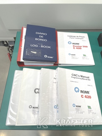 Manuali utente per Tornio CNC ad autoapprendimento ROMI C420 20689-995