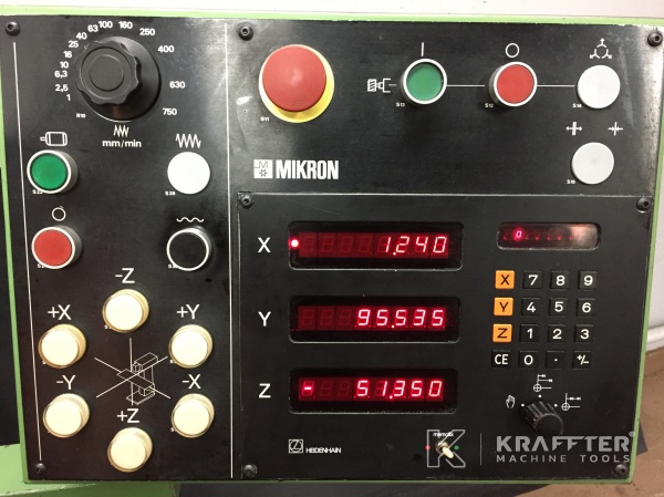 Visualizzator per macchine utensili MIKRON WF 3 SA 20689-909