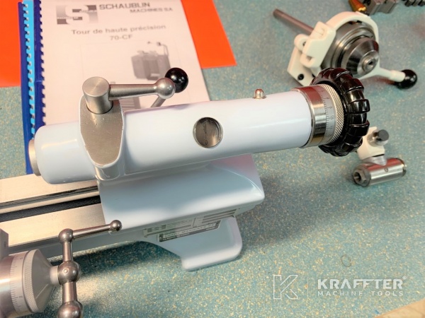 Tornio convenzionale SCHAUBLIN 70-CF 20689-949 , KRAFFTER venditore di macchine utensili d'occasione