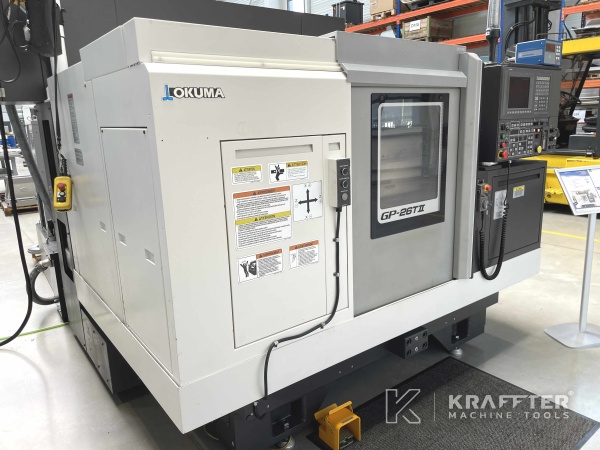 Rettificatrice cilindrica CNC di precisione di seconda mano OKUMA GP-26T II 20690-023 , KRAFFTER Machine Tools