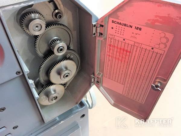 Tornio convenzionale SCHAUBLIN 125 B 20689-889 Macchine utensili d'occasione