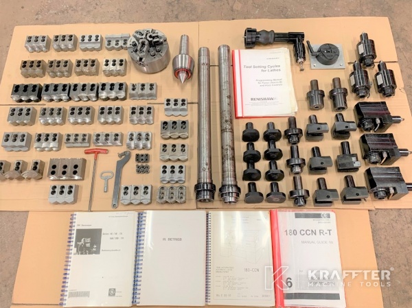 Accessori, attrezzature e strumenti su Tornio CNC SCHAUBLIN 180 CNC R-TM A2-5 20689-958