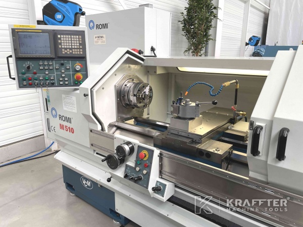 Tornio digitale ROMI M 510 90065 - Venditore Kraffter di macchine utensili d'occasione