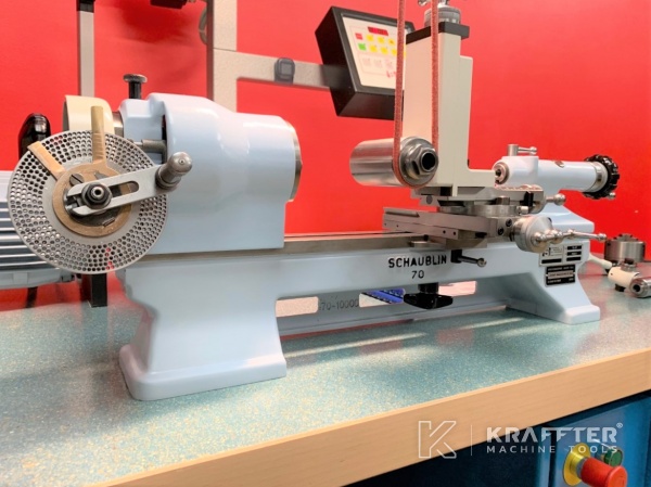 Tornio convenzionale per metalli d'occasione SCHAUBLIN 70-CF 20689-949