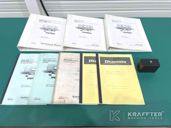 Manuali utente per Rettifica tangenziale OKAMOTO ACC 63 SA 90057
